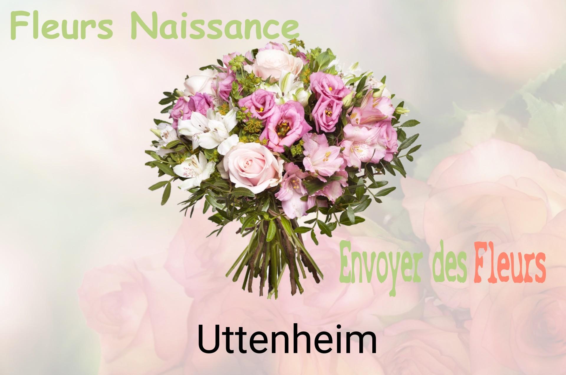 Bouquet de fleurs de naissance livré à Uttenheim